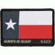 5.11 Tactical Texas Flag Patch - Unisex, Coyote, 1 SZ, 81197-120-1 SZ