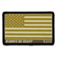 5.11 Tactical USA Flag Woven Patch - Unisex, Coyote, 1 SZ, 81292-120-1 SZ