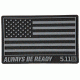 5.11 Tactical USA Patch - Unisex, Black, 1 SZ, 81024-019-1 SZ