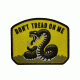 5IVE STAR GEAR Don't Tread Morale Patch, YELLOW 6611000