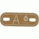 5IVE STAR GEAR Morale Patch,Blood Type A Plus,Coyote/Tan 6636000