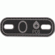 5IVE STAR GEAR Morale Patch,Blood Type O Plus,Black/Grey 6634000