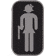 5IVE STAR GEAR Morale Patch,Tactical RR Girl w/Gun 6649000