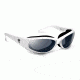 7 Eye Air Shield Chubasco Sunglasses,SharpView Polarized Gray Lens,Glacier White Frame,S-L 350053