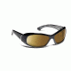 7 Eye AirDam Leveche Sunglasses,Photochromic Day Night Eclypse Lens,Glossy Black Frame,S-L 440517