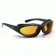 7 Eye Bora AirShield Sunglasses,Charcoal Frame,SharpView Yellow Lens,L-XL 140343