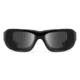 7Eye by Panoptix Airshield Aspen Sunglasses, RX Ready, Black Fade Frame, SharpView Gray Lens, S-M 335841
