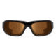 7Eye by Panoptix Airshield Aspen Sunglasses, RX Ready, Black Fade Frame, SharpView Copper Lens, S-M 335842