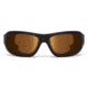 7Eye by Panoptix Airshield Aspen Sunglasses, RX Ready, Matte Black Frame, SharpView Copper Lens, S-M 330142