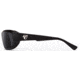 7Eye by Panoptix Airshield Aspen Sunglasses, RX Ready, Matte Black Frame, SharpView Polarized Gray Lens, S-M 330153