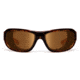 7Eye by Panoptix Airshield Aspen Sunglasses, RX Ready, Sunset Tortoise Frame, SharpView Copper Lens, S-M 330642