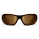 7Eye by Panoptix Airshield Aspen Sunglasses, RX Ready, Sunset Tortoise Frame, SharpView Polarized Copper Lens, S-M 330654