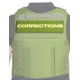 Ace Link Armor Corrections Patch, Yellow On Green, B-TG-ID-COR-YL-GRN