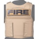 Ace Link Armor Fire Patch, Black On Coyote, B-TG-ID-FI-BLK-CBR