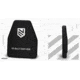 Ace Link Armor Level 3 Armor Plate Swimmers Cut, Black, 10x12in, B-AP-3-SHTR-1012-PE