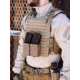 Ace Link Armor Quadrelease Tactical Plate Carrier, Laser Cut, Tan, Large, B-PC-QRD-TN-L-LC