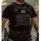 Ace Link Armor Recoil Plate Carrier, Black, One Size, B-PC-RC-BLK-1