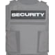 Ace Link Armor Security Patch, White On Black, B-TG-ID-SEC-WH-BLK