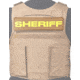 Ace Link Armor Sheriff Patch, Yellow On Coyote, B-TG-ID-SHE-YL-CBR