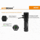 Acebeam EC65 1 x 21700 4 x Nichia 90+ CRI LED Rechargeable Flashlight, 2500 Lumens, Black, EC65-Nichia