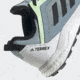 Adidas Terrex Agravic Flow - Womens, Ash Grey/Black/Glow Green, 8.5, G26099-8.5