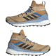 Adidas Terrex Free Hiker Primeblue Hiking Shoes - Women's, Beige Tone/Core Black/Ambient Sky, 9.5, FZ2970-9.5