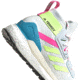 Adidas Terrex Free Hiker Primeblue Shoes - Women's, Halo Blue/Hi-Res Yellow/Screaming Pink, 7.5, FY7336-454-7.5