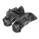 AGM Global Vision NVG-50 1-3x19mm 3AW1 Dual Tube Night Vision Goggle/Binocular 51 Degree FOV, Gen 3 Plus, Auto-Gated, White Phosphor Level 1, Black, 4.4 4.6 2.9, 14NV5123484111
