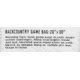 Allen BackCountry Single Meat Game Bag, White, Polyester, 6593