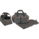 Allen Competitor Premium Molded Lockable Range Bag, Internal Tote and Fold-Up Gun Mat, Heather Gray/Red, 16.6 in x 9 in x 11.8 in, 8325