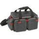 Allen Competitor Premium Molded Lockable Range Bag, Internal Tote and Fold-Up Gun Mat, Heather Gray/Red, 16.6 in x 9 in x 11.8 in, 8325