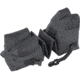 Allen Eliminator Front/Rear Range Bag Combo w/Connected Style Front and Rear, Gray, Polyester, 18415