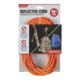 Allen Highly Reflective Flagging Cord, 50-feet, Orange, 470
