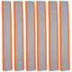 Allen Reflective Flagging Strips, 6in, Orange, 6 Pack, 458