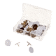 Allen Reflective Trail Marking Tacks, Silver, 47