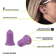 Allen ULTRX Tapered Foam Ear Plugs, 15-Pairs, Purple, 4134