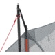 ALPS Mountaineering Hex 2-Person Tent, Charcoal/Red, 5200042