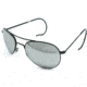 AO II 8-Base Sunglasses, Black, Comfort Cable, Gray Poly Lens, 58mm, Large B-CCP-CC-58