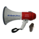 AmpliVox Mity-Meg 25 Watt Megaphone with Rechargeable Lithium Battery Bundle, Red, White, SB602R