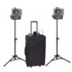 AmpliVox Wireless Powered Speaker Half-Mile Hailer Kit, Black, SW640
