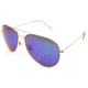 Anarchy Air Boss Sunglasses, Shiny gun Frame, Smoke w Blue Mirror Lens, 10217452.QTM