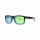 Anarchy Ari Sunglasses, Navy Frame, Smoke with Green Mirror Lens, 10237500.QTM