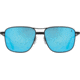 AO Airman Sunglasses - Mens, Matte Black, SunFlash Blue Mirror AOLite Nylon Lenses, Matte Black / SunFlash Blue Mirror Lens, 56-15-145, AIR156STBKBMN