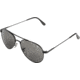 AO Flight Gear General Sunglasses, Wire Spatula, Black Frame, True Color Gray Glass Lens, 52mm, 30580