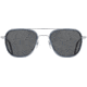 AO Flynn Sunglasses - Mens, Silver Navy, True Color Gray AOLite Nylon Lenses, Silver Navy / True Color Gray Polarized Lens, 55-22-145, FLN155STNVGYN-P