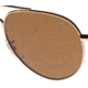 AO General Sunglasses, Gold, Comfort Cable, Brown Glass Lenses, 58mm, Polarized G-CBPG-CC-58