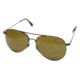 AO General Sunglasses, Black, Wire Spatula, Brown Lenses, 58mm, Polarized B-CBPG-WS-58