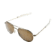 AO General Sunglasses, Gold, Amber Glass Lens, Bayonet, 58mm G-CG-BNT-58