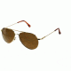 AO General Sunglasses, Gold, Amber Glass Lens, Wire Spatula, 58mm G-CG-WS-58