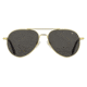 AO General Sunglasses, Gold, True Color Gray SkyMaster Glass Lenses, Polarized, 58-14-145 B52.5, GEN158STTOGYG-P